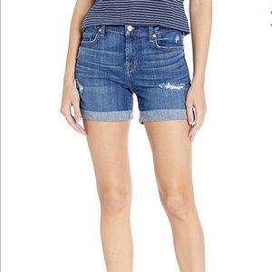 7 For all Mankind cuffed denim short